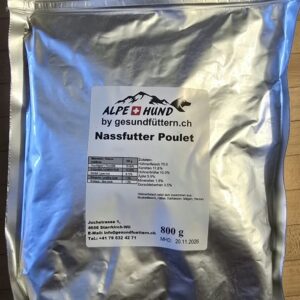 ALPE HUND - Nassfuetter Poulet 800g
