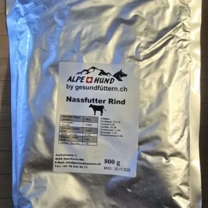 ALPE HUND - Nassfuetter Rind 800g
